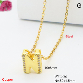 F6N409511vaia-L017  Fashion Copper Necklace