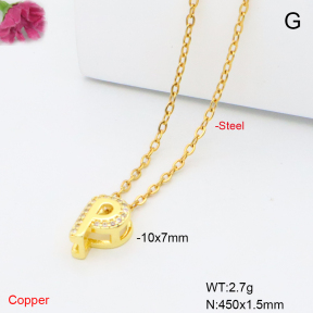 F6N409513vaia-L017  Fashion Copper Necklace