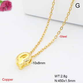 F6N409514vaia-L017  Fashion Copper Necklace