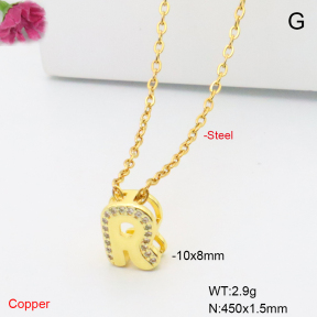 F6N409515vaia-L017  Fashion Copper Necklace