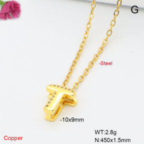 F6N409517vaia-L017  Fashion Copper Necklace