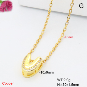 F6N409519vaia-L017  Fashion Copper Necklace