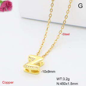 F6N409522vaia-L017  Fashion Copper Necklace