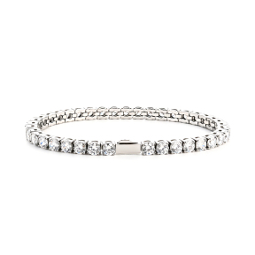 6B4003284aima-691  Width:4mm  Length :16cm  Stainless Steel Bracelet