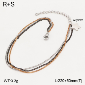 2A9001852ablb-350  Stainless Steel Anklets