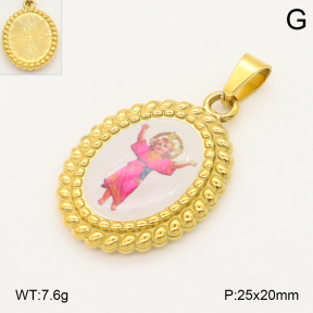 2P3000846baka-355  Stainless Steel Pendant