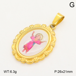 2P3000849baka-355  Stainless Steel Pendant