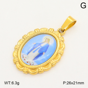 2P3000850baka-355  Stainless Steel Pendant