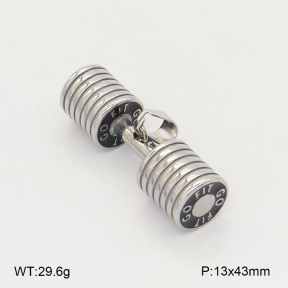 2P3000852bbov-657  Stainless Steel Pendant