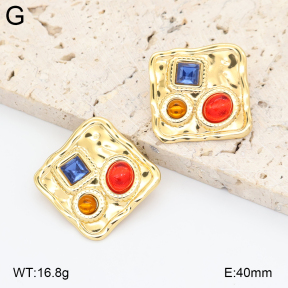 2E4005020ablb-434  Stainless Steel Earrings