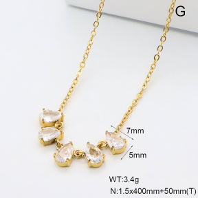 GEN002309bhia-066  18K PVD Zircon,Handmade Polished  Stainless Steel Necklace  BC25110396N-4