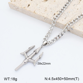2N2008596aakl-749  Stainless Steel Necklace