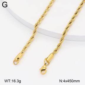 2N2008644bblp-774  Stainless Steel Necklace
