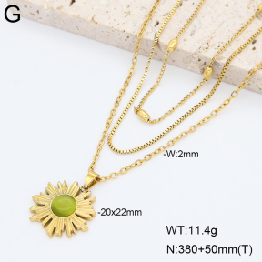 2N4005395bbov-749  Stainless Steel Necklace