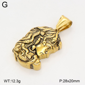 2P2006110bbov-774  Stainless Steel Pendant