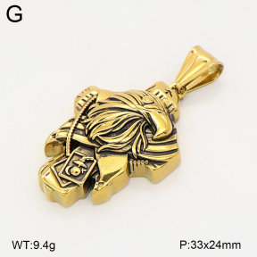 2P2006114bbov-774  Stainless Steel Pendant