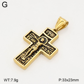 2P2006115bbov-774  Stainless Steel Pendant