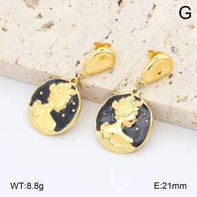 2E3004007bbov-212  Stainless Steel Earrings