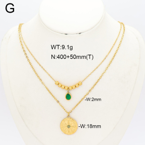 2N4005423bbov-749  Stainless Steel Necklace