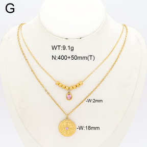 2N4005424bbov-749  Stainless Steel Necklace