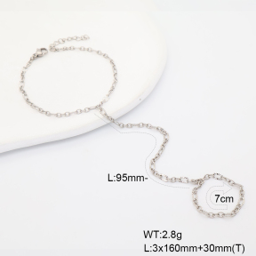6B2004495ablb-G029  Stainless Steel Bracelet