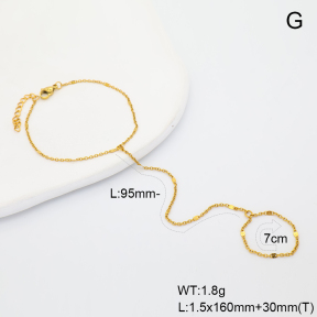 6B2004506vbll-G029  18K PVD  Stainless Steel Bracelet