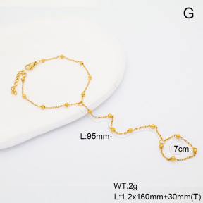 6B2004508vbmb-G029  18K PVD  Stainless Steel Bracelet