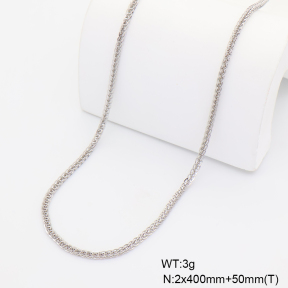 6N2005185aaki-G029  Stainless Steel Necklace
