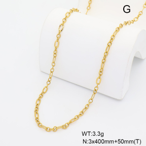 6N2005194abli-G029  14K PVD  Stainless Steel Necklace