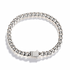 6B4003353vbnl-691  Width:6mm  Length :16cm  Stainless Steel Bracelet  CB025
