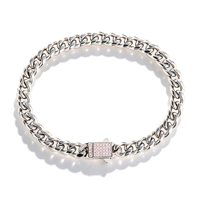 6B4003355vbnl-691  Width:6mm  Length :16cm  Stainless Steel Bracelet  CB026