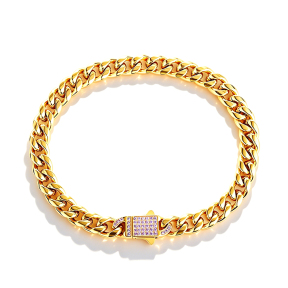 6B4003358bhva-691  Width:6mm  Length :16cm  Stainless Steel Bracelet  CB027G