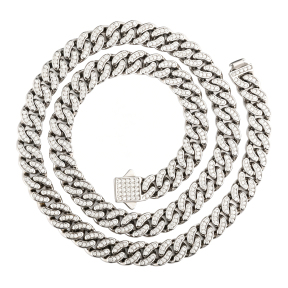 6N4004735aknb-691  Width:8mm  Length :45cm  Stainless Steel Necklace  CN004