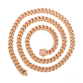 6N4004740blla-691  Width:6mm  Length :45cm  Stainless Steel Necklace  CN006G