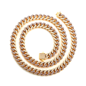 6N4004750bnlb-691  Width:8mm  Length :45cm  Stainless Steel Necklace  CN011G
