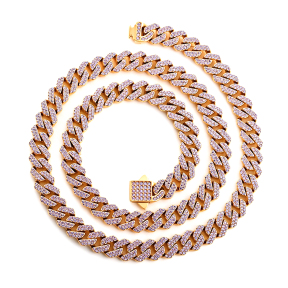 6N4004752bnlb-691  Width:8mm  Length :45cm  Stainless Steel Necklace  CN012G