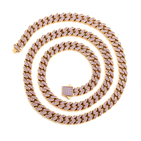 6N4004760blla-691  Width:6mm  Length :45cm  Stainless Steel Necklace  CN016G