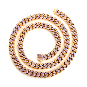 6N4004768alna-691  Width:8mm  Length :45cm  Stainless Steel Necklace  CN020G