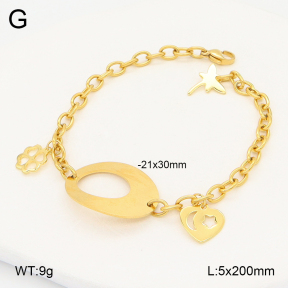 2B2005571bbml-775  Stainless Steel Bracelet