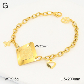 2B2005572bbml-775  Stainless Steel Bracelet