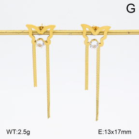 2E4005090baka-698  Stainless Steel Earrings
