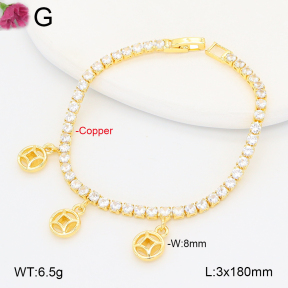 F2B402769bhva-J201  Fashion Copper Bracelet