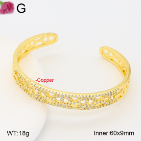 F2BA41007vhkb-J201  Fashion Copper Bangle