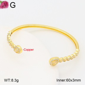 F2BA41009vhkb-J201  Fashion Copper Bangle