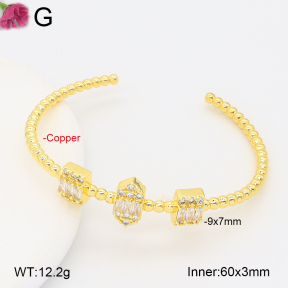 F2BA41021vhkb-J201  Fashion Copper Bangle