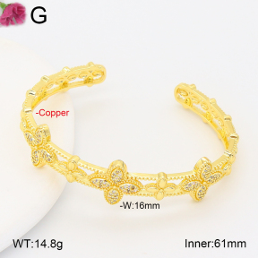 F2BA41029vhkb-J201  Fashion Copper Bangle