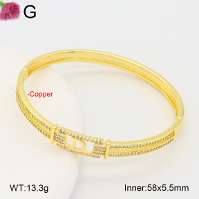 F2BA41045vhha-J201  Fashion Copper Bangle