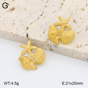 2E2006896abmm-742  Stainless Steel Earrings