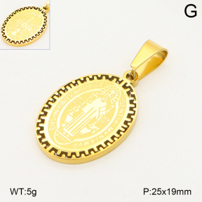 2P2006211baka-355  Stainless Steel Pendant