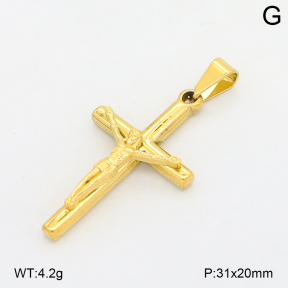 2P2006212aajl-355  Stainless Steel Pendant